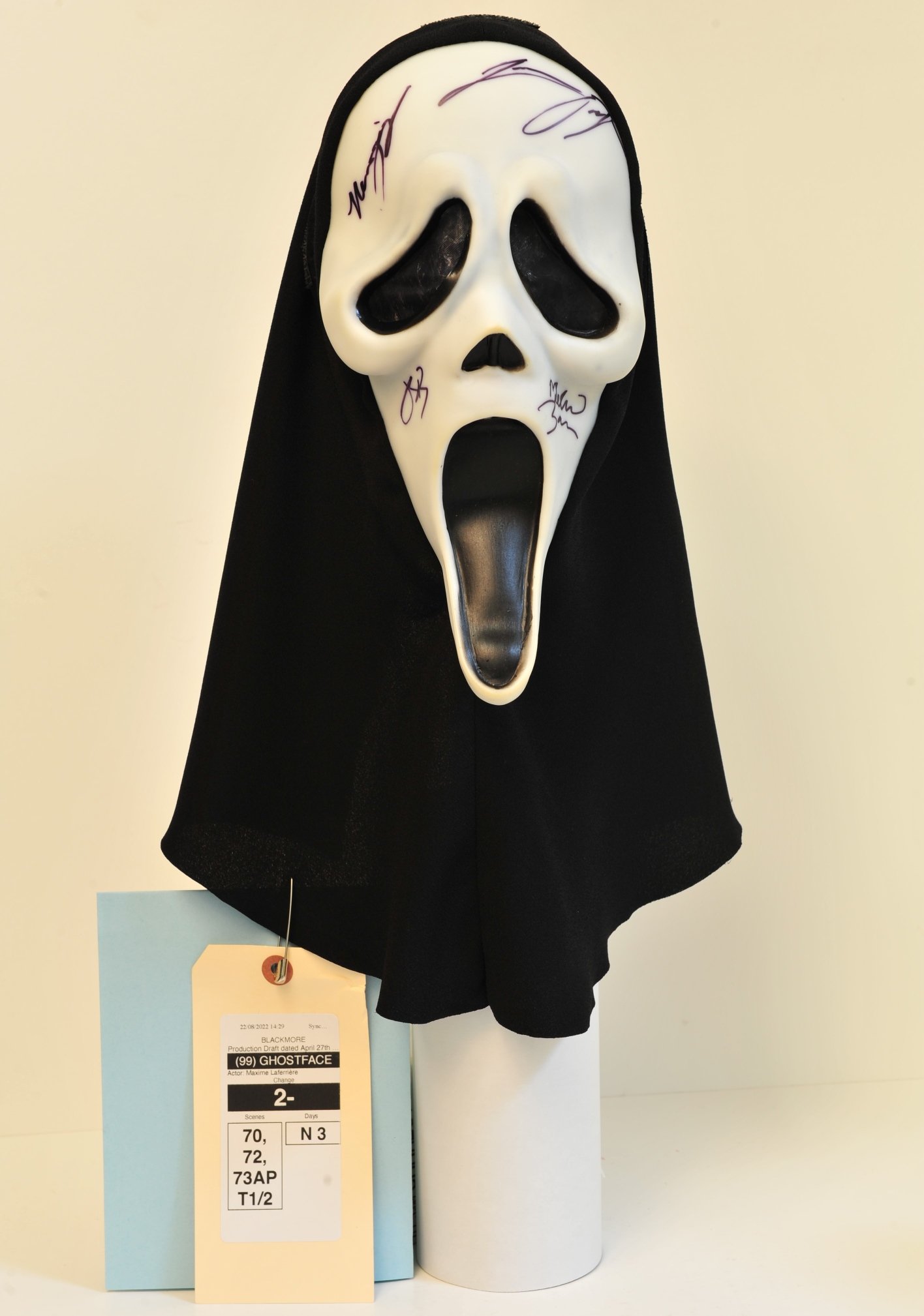 Ongeautoriseerd Buurt Clam Screen-worn mask of SCREAM 6 to be auctioned | HelloSidney.com | #ForWes