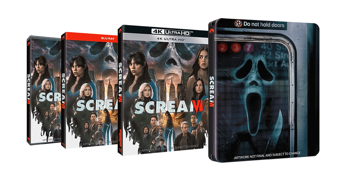 BD Scream 1-6 (2023) Blu-ray 6-Disc New Box Set All Region