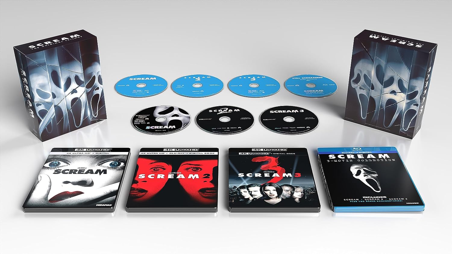 Scream 6-Movie Collection (Blu-ray, 2022, 7-Disc) Jenna Ortega